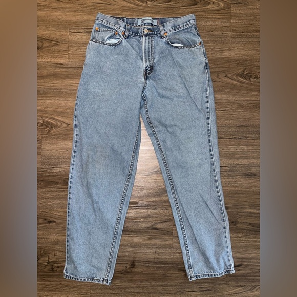 Levi’s 560 Comfort Fit Denim Blue Jeans Men’s 33x34 Light Wash - Picture 1 of 6